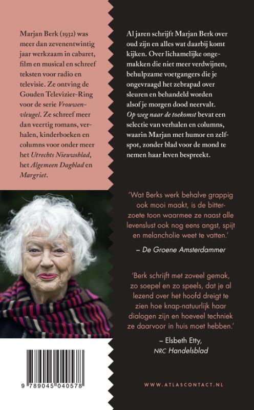 Achterkant van Op weg naar de toekomst