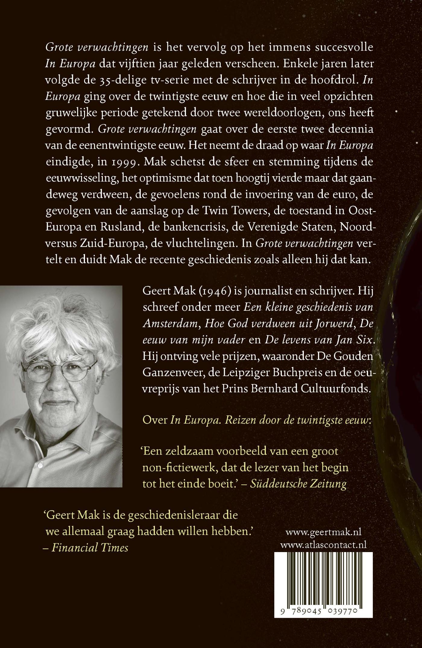 Achterkant van Grote verwachtingen + epiloog - pbk