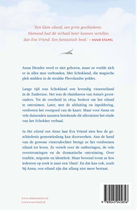 Achterkant van Het eiland van Anna