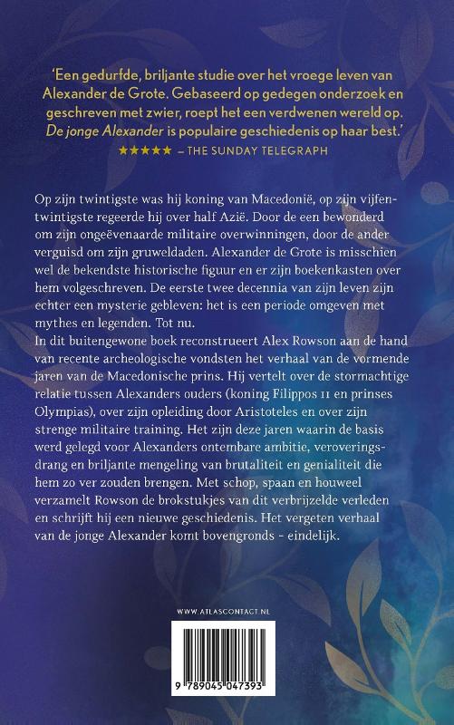 Achterkant van De jonge Alexander