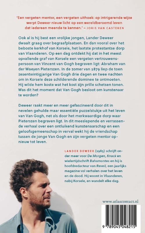 Achterkant van De vergeten voettocht van Vincent van Gogh
