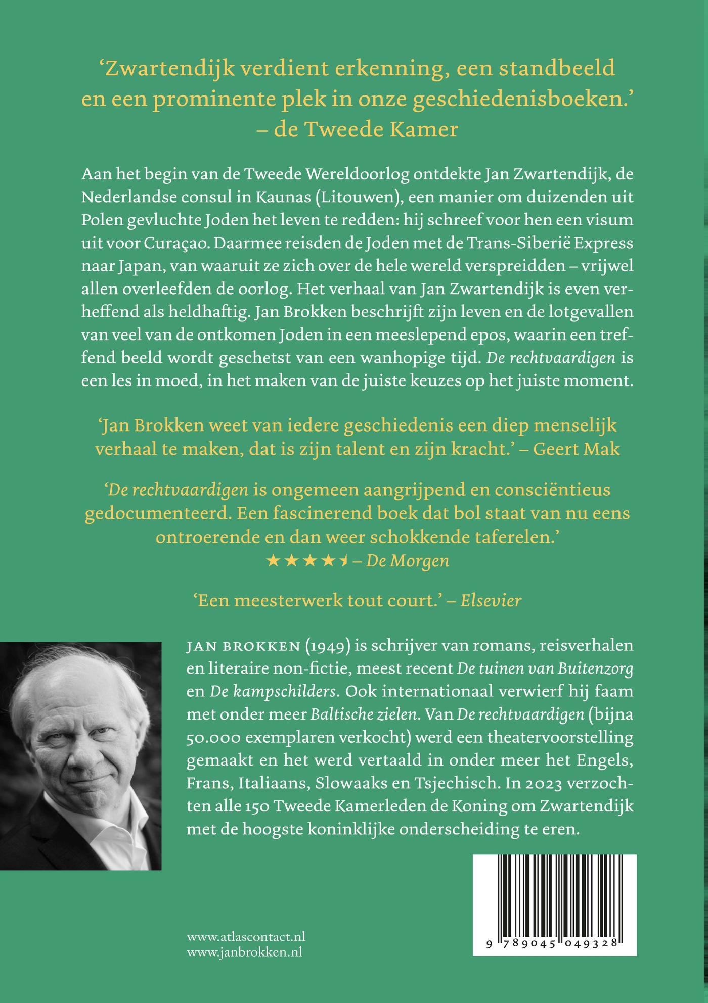 Achterkant van De rechtvaardigen