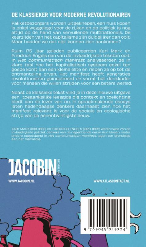 Achterkant van Het Communistisch Manifest