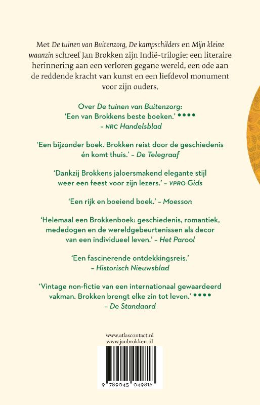 Achterkant van De tuinen van Buitenzorg