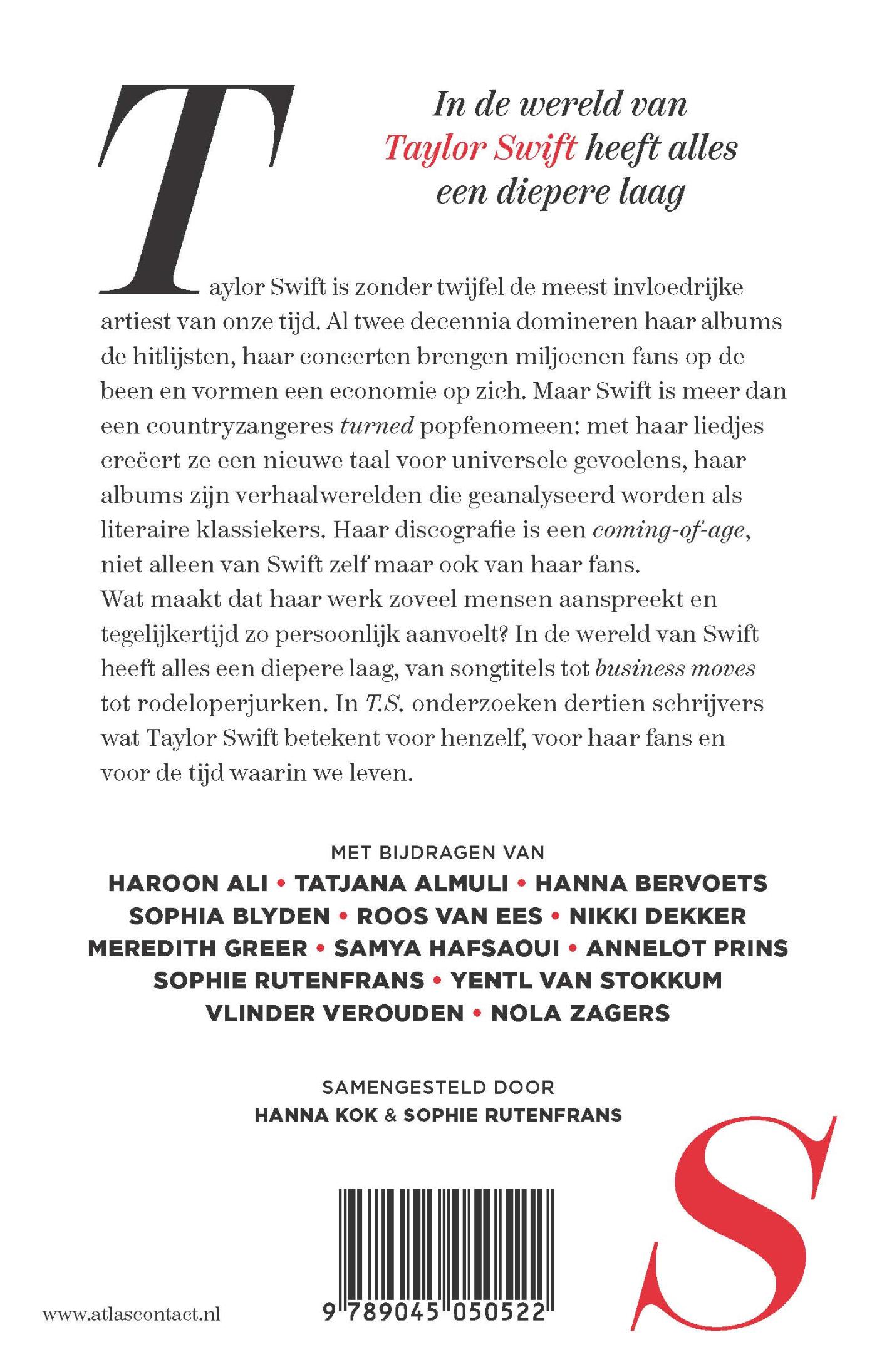 Achterkant van T.S. - Taylor Swift