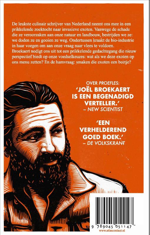 Achterkant van Eet eens een wasbeer