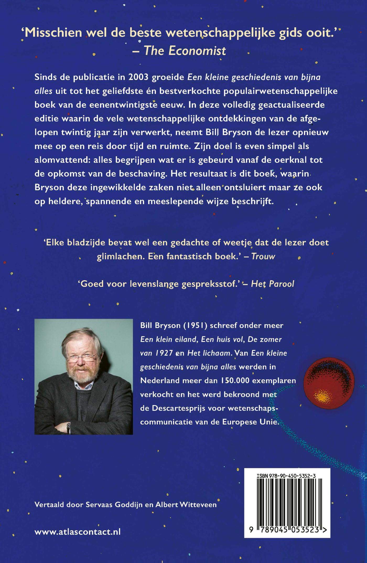 Achterkant van Een kleine geschiedenis van bijna alles 2.0