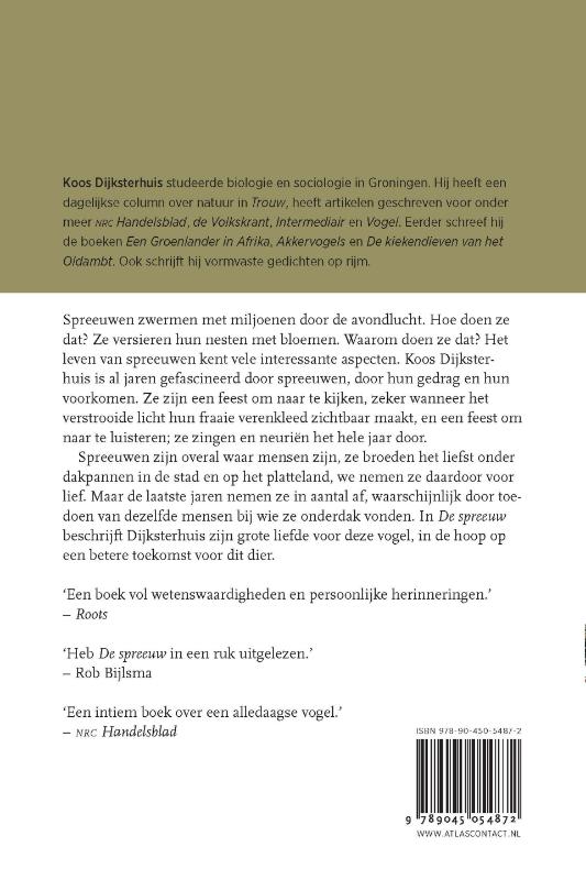 Achterkant van De spreeuw