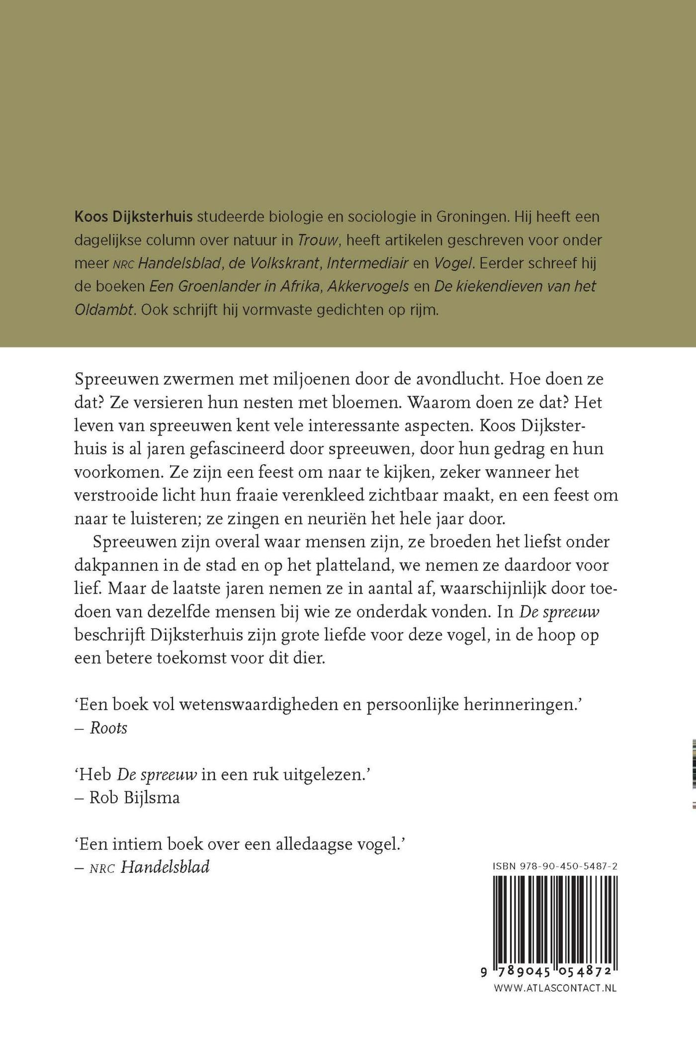 Achterkant van De spreeuw