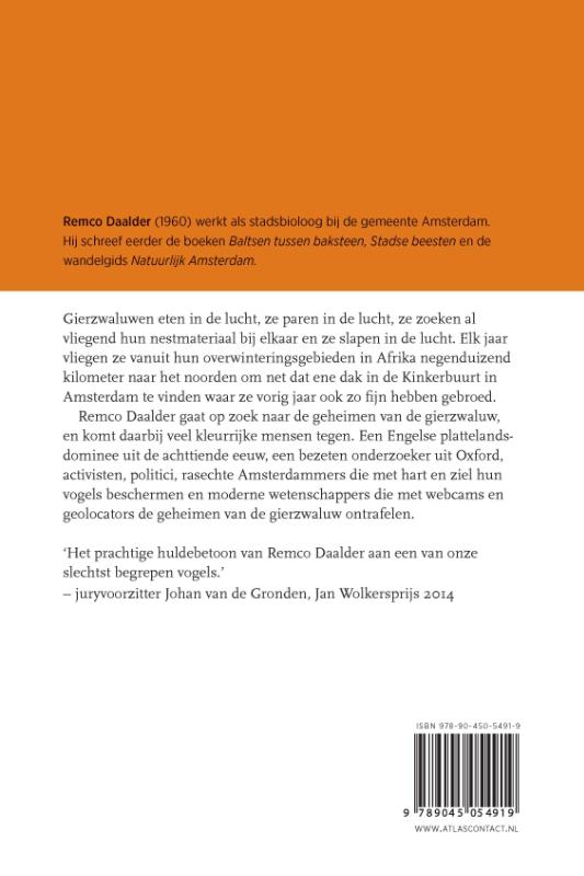 Achterkant van De gierzwaluw