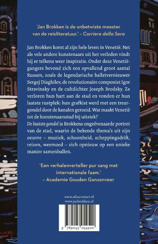 Achterkant van De laatste gondel - LIBRIS BLZ special gebonden