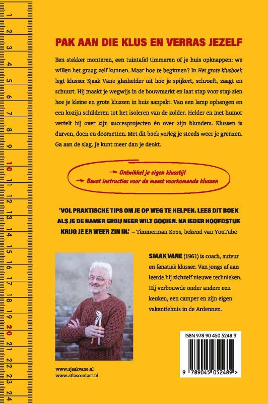 Achterkant van Het grote klusboek