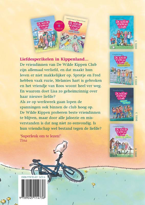 Achterkant van Meer avonturen van de Wilde Kippen Club