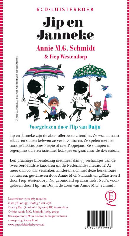 Achterkant van Jip en Janneke