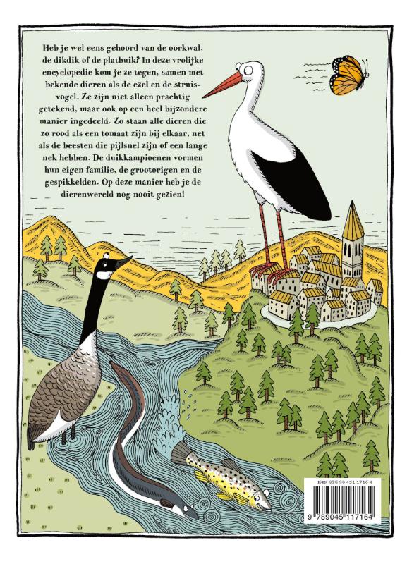 Achterkant van Vreemde vogels, bizarre beesten
