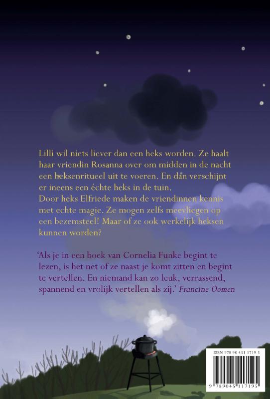 Achterkant van Twee wilde kleine heksen