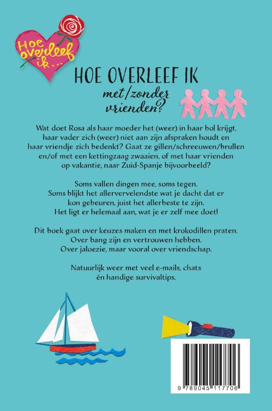 Achterkant van Hoe overleef ik met/zonder vrienden?