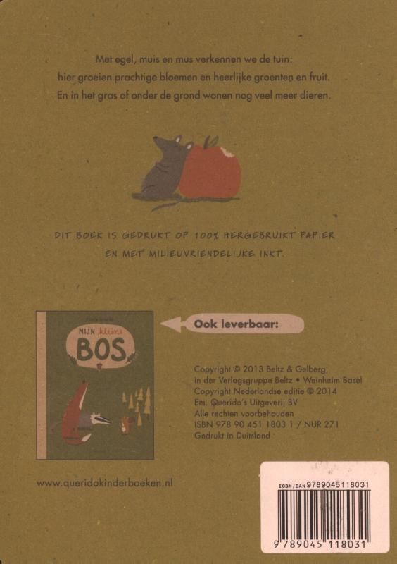 Achterkant van Mijn kleine tuin
