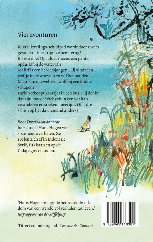 Achterkant van Dwars door de nacht