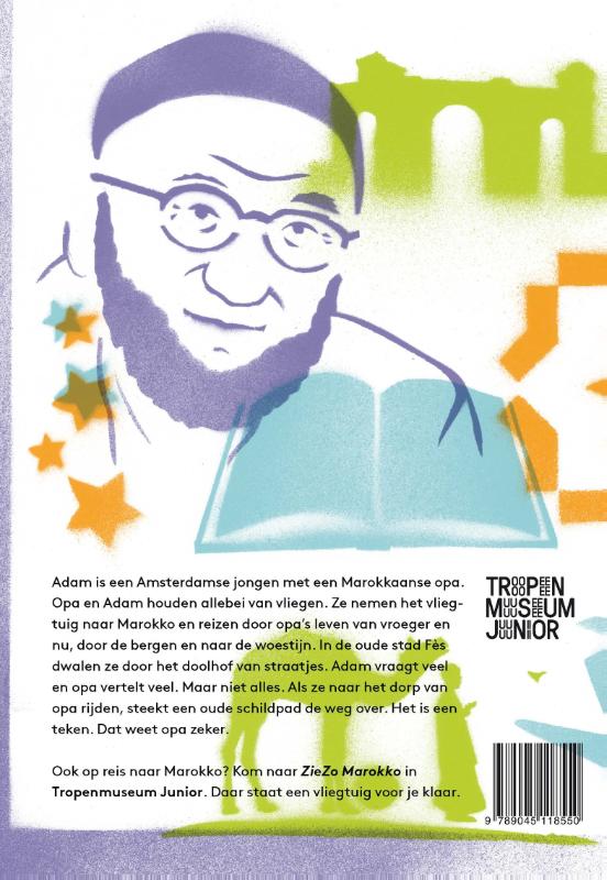 Achterkant van Mijn opa de trekvogel