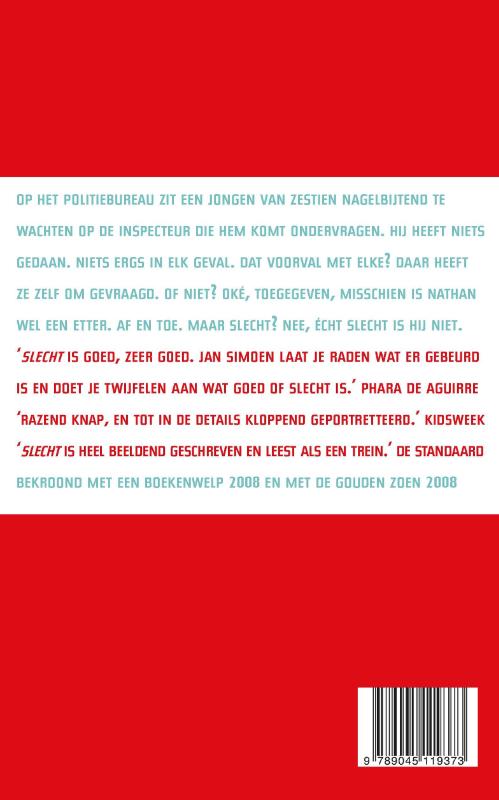 Achterkant van Slecht