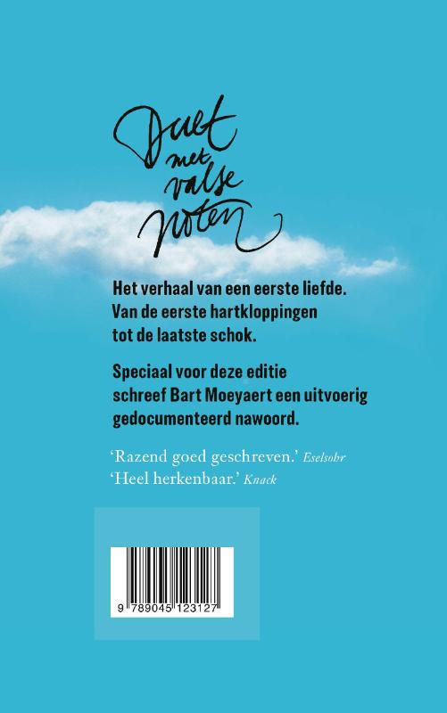 Achterkant van Duet met valse noten