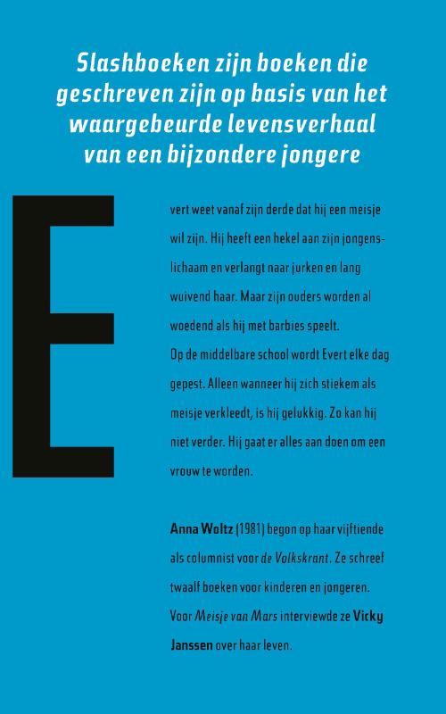 Achterkant van Meisje van Mars