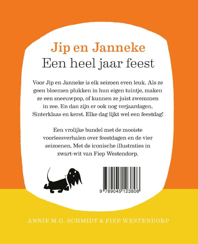 Achterkant van Een heel jaar feest