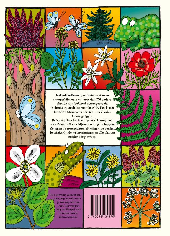 Achterkant van De vrolijke plantenencyclopedie