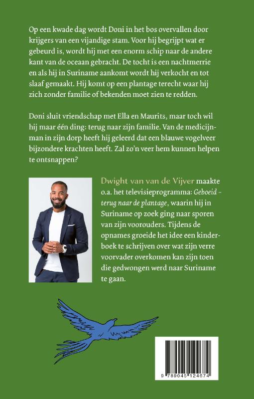 Achterkant van Doni en de kracht van de blauwe veer
