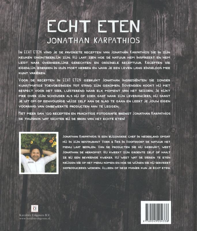Achterkant van Echt eten