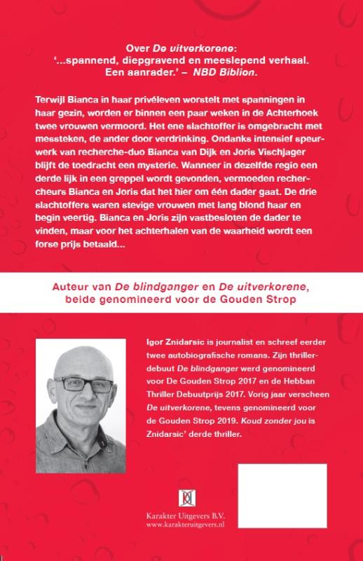 Achterkant van Koud zonder jou