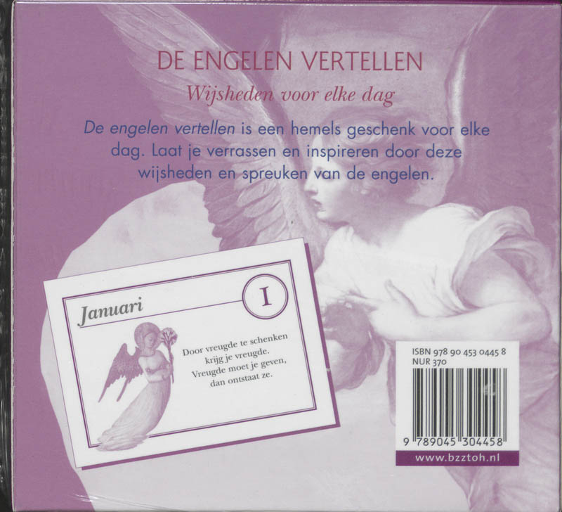 Achterkant van De engelen vertellen Wire-O