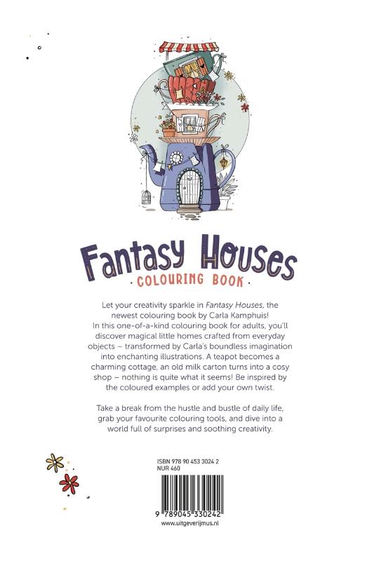 Achterkant van Fantasy Houses