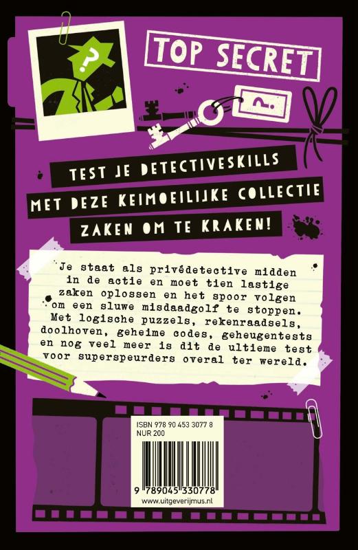 Achterkant van Het ultieme mysterie puzzelboek