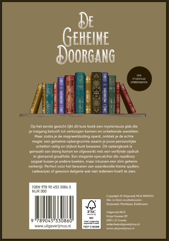 Achterkant van De geheime doorgang