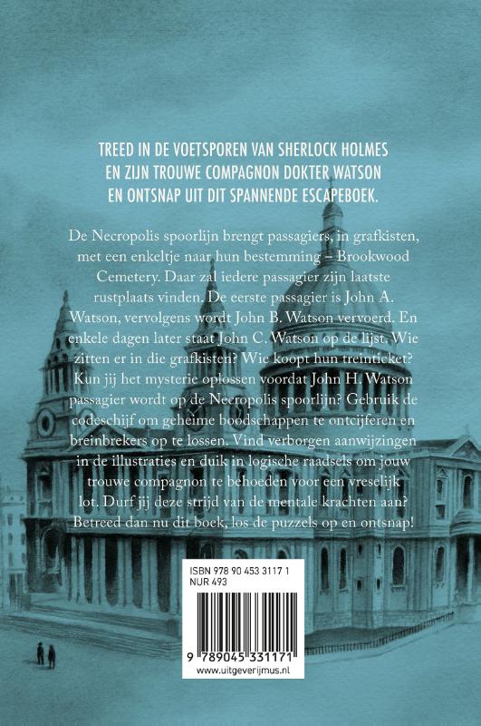 Achterkant van Het avontuur van de spooktrein