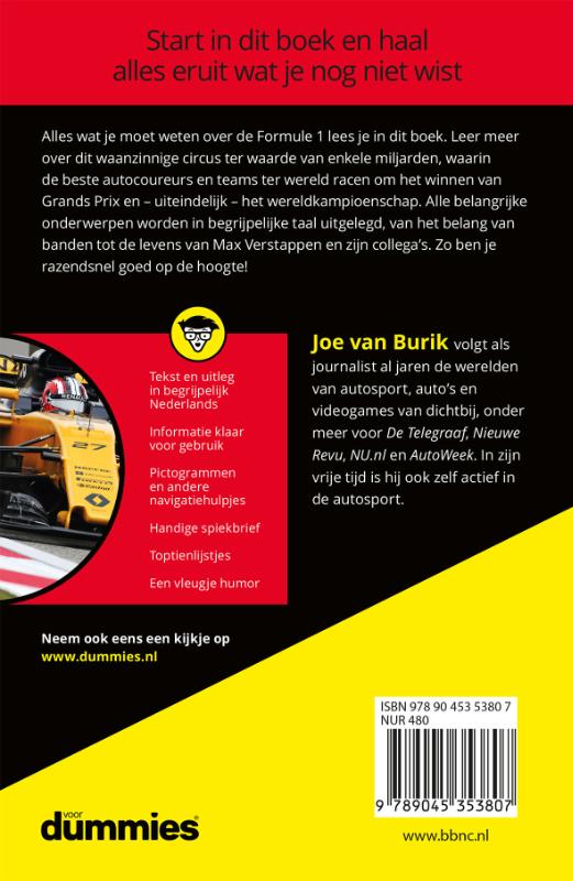 Achterkant van Formule 1 voor dummies