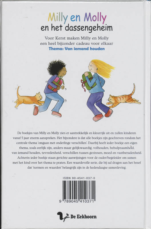 Achterkant van Milly en Molly en het dassengeheim