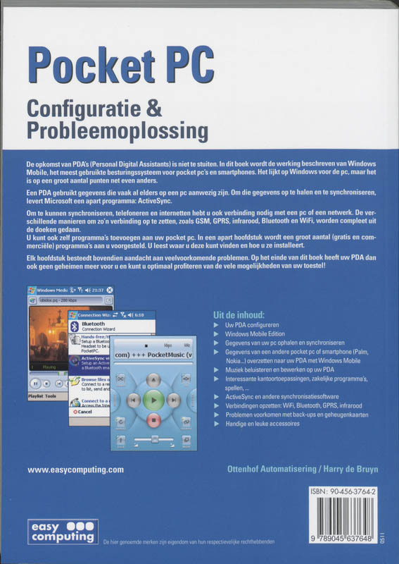 Achterkant van Pocket PC Configuratie en Probleemoplossingen