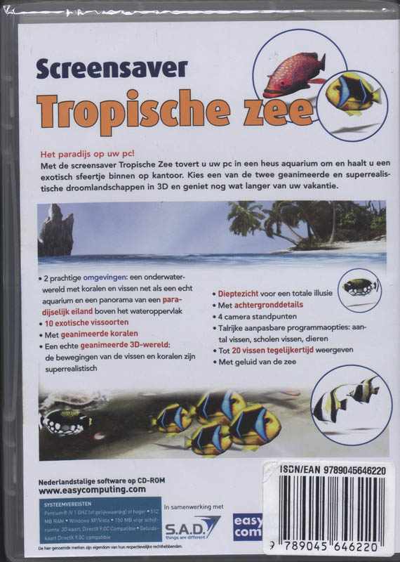 Achterkant van Vista editie