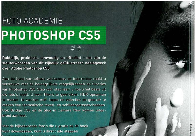 Achterkant van Kennismaking met adobe photoshop CS5