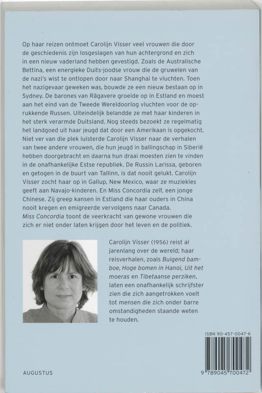 Achterkant van Miss Concordia
