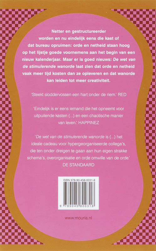 Achterkant van De wet van de stimulerende wanorde