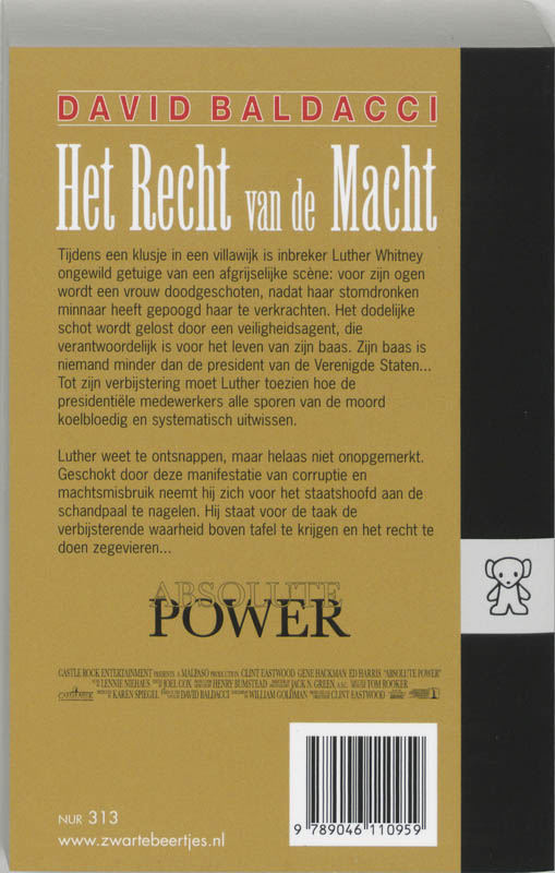 Achterkant van Het recht van de macht
