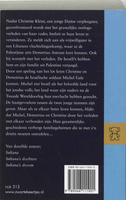 Achterkant van Kinderen van het beloofde land