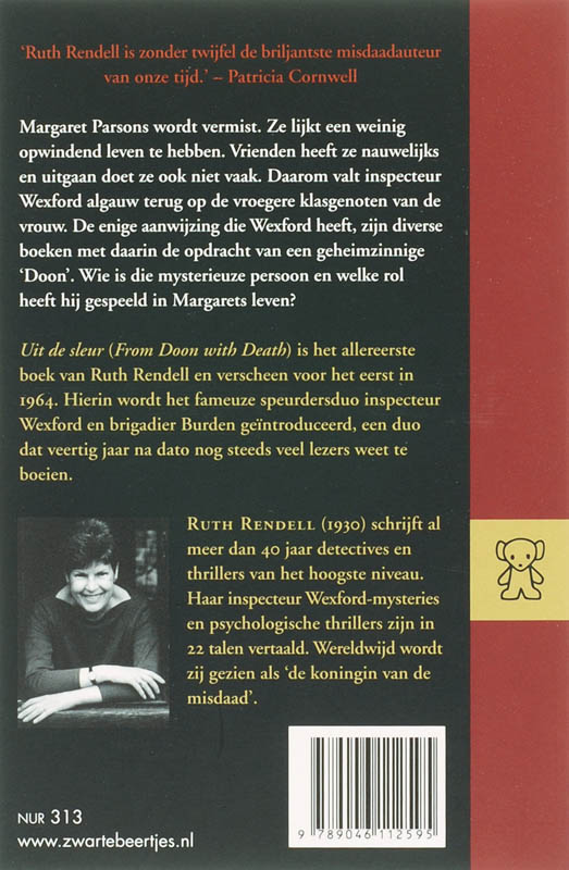Achterkant van Uit de sleur