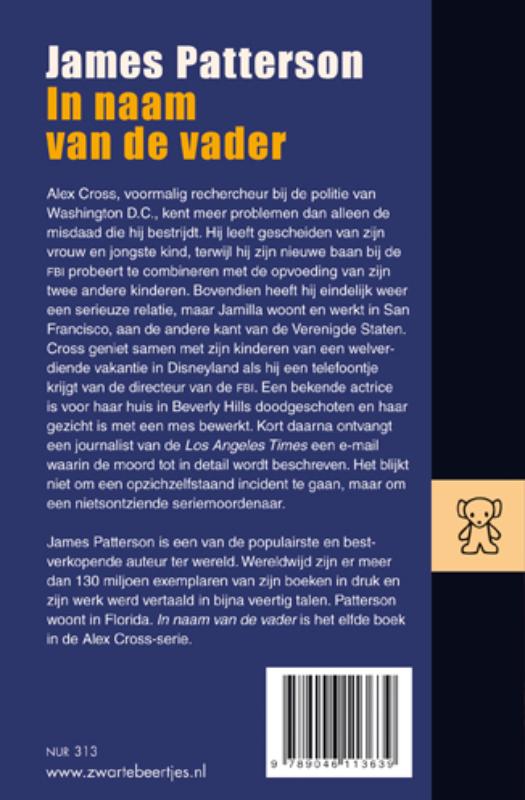 Achterkant van In de naam van de vader