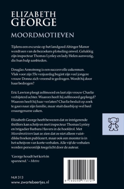 Achterkant van Moordmotieven
