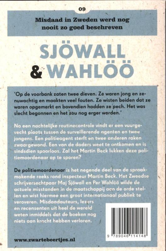 Achterkant van De politiemoordenaar